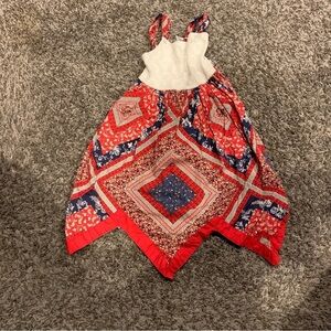 Kids Blue Beri Boulevard Western Dress